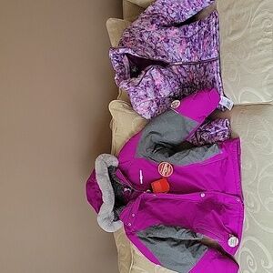 New NWT Zeroxposur All Season System Jacket 3 coats in 1. Girl's size 14